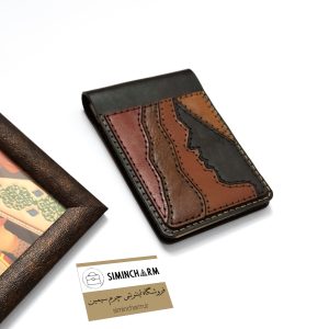 دفترچه یادداشت چرم مشکی کد 226