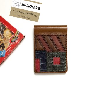 دفترچه یادداشت چرم عسلی کد 227